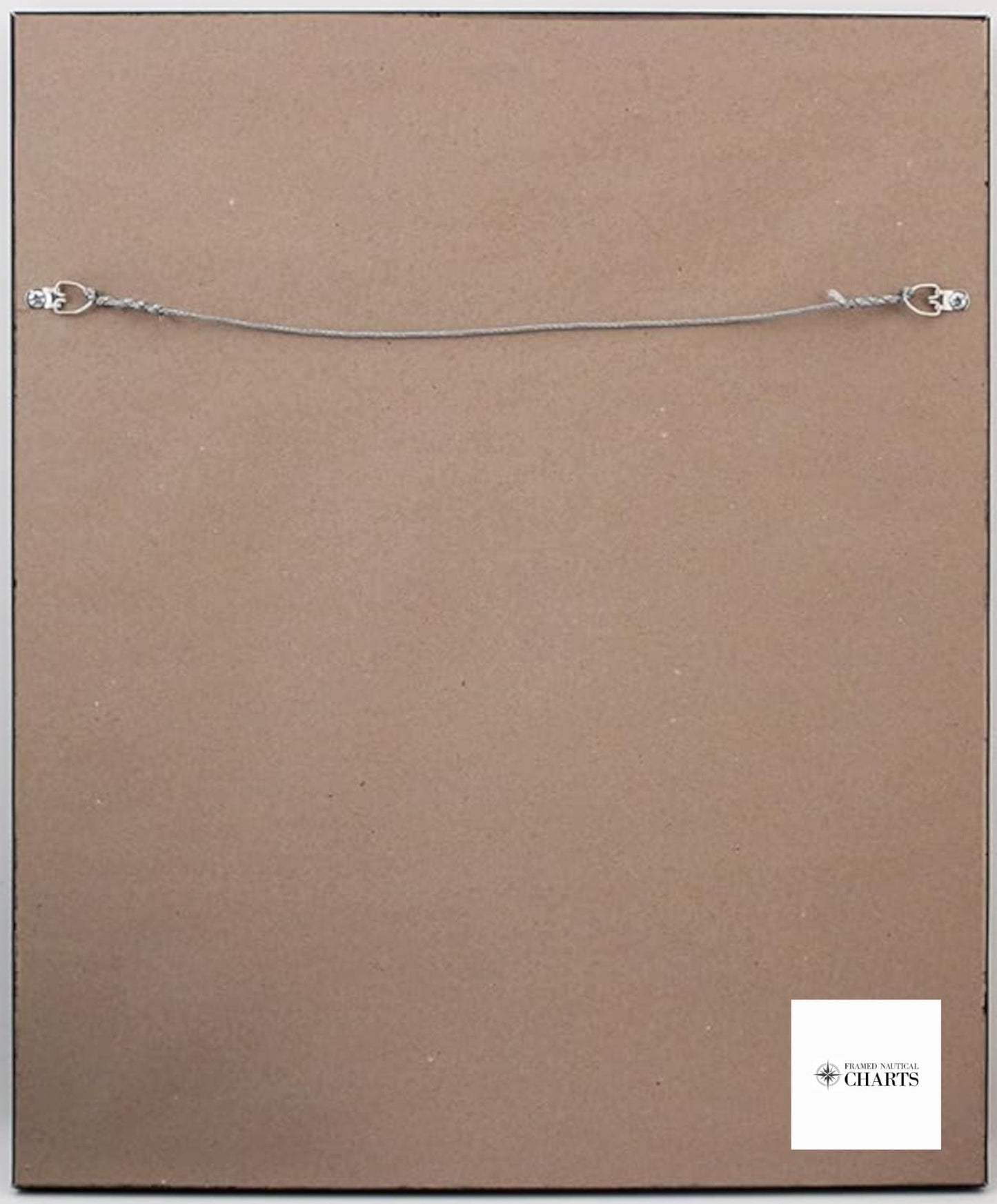 Framed Nautical Chart 11504 - St. Andrew Sound and Satilla River. NOAA 11504. Handmade in the USA.